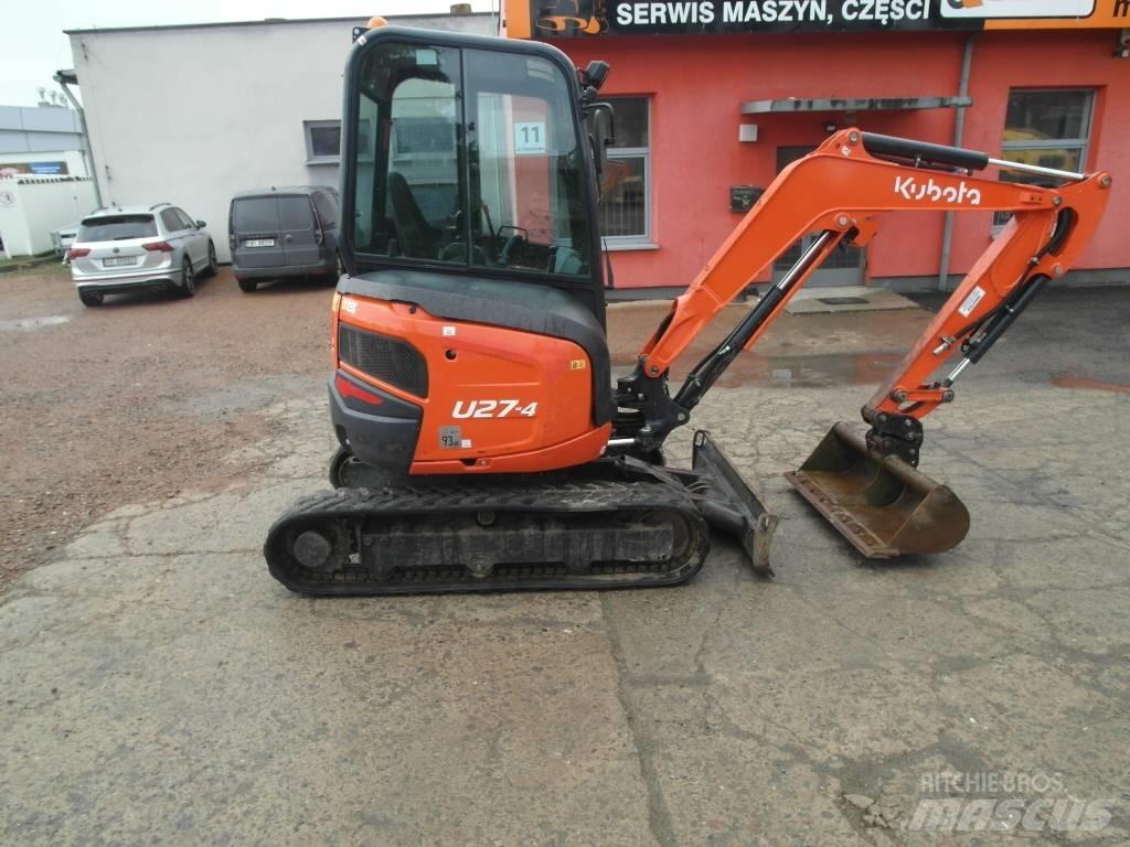 Kubota U 27-4 Мини екскаватори < 7 т