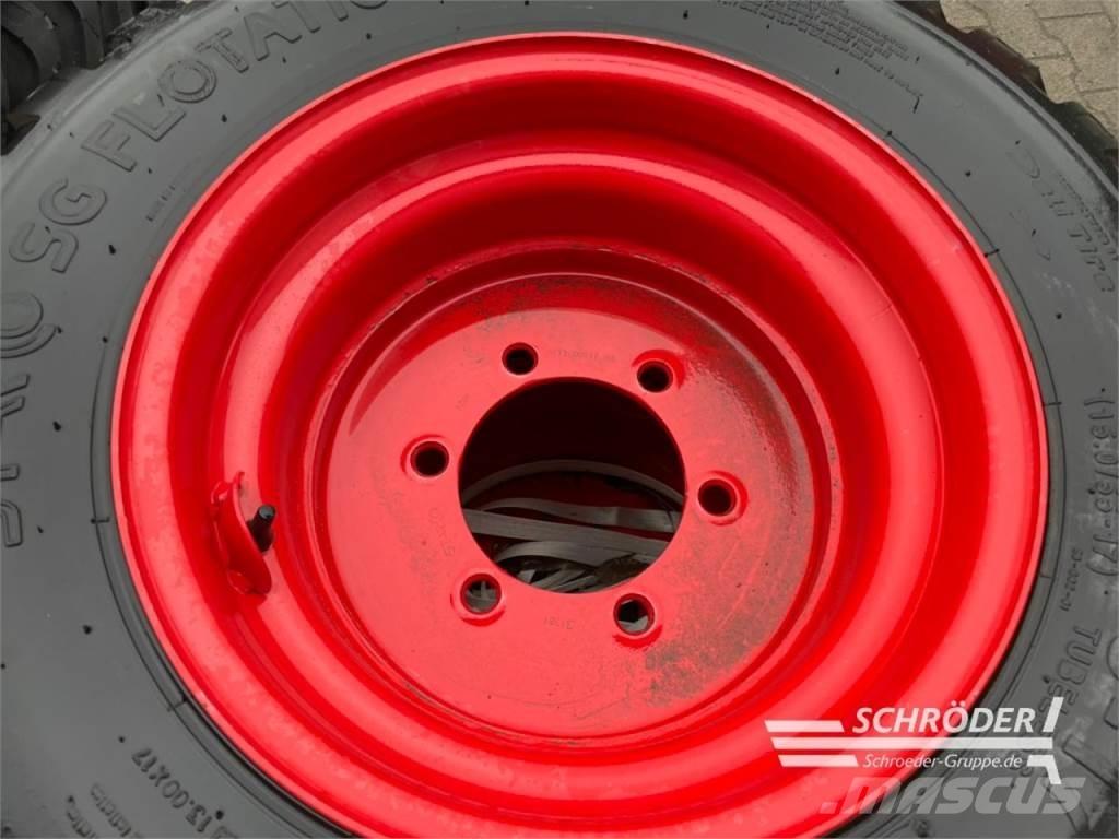  2X 380/55-17 Dual wheels /Doppelräder