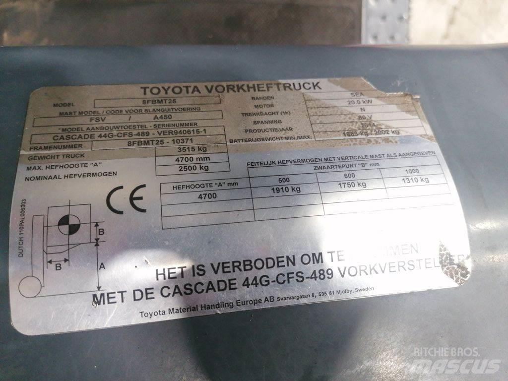 Toyota 8FBMT25 Електрически вилични кари-повдигачи