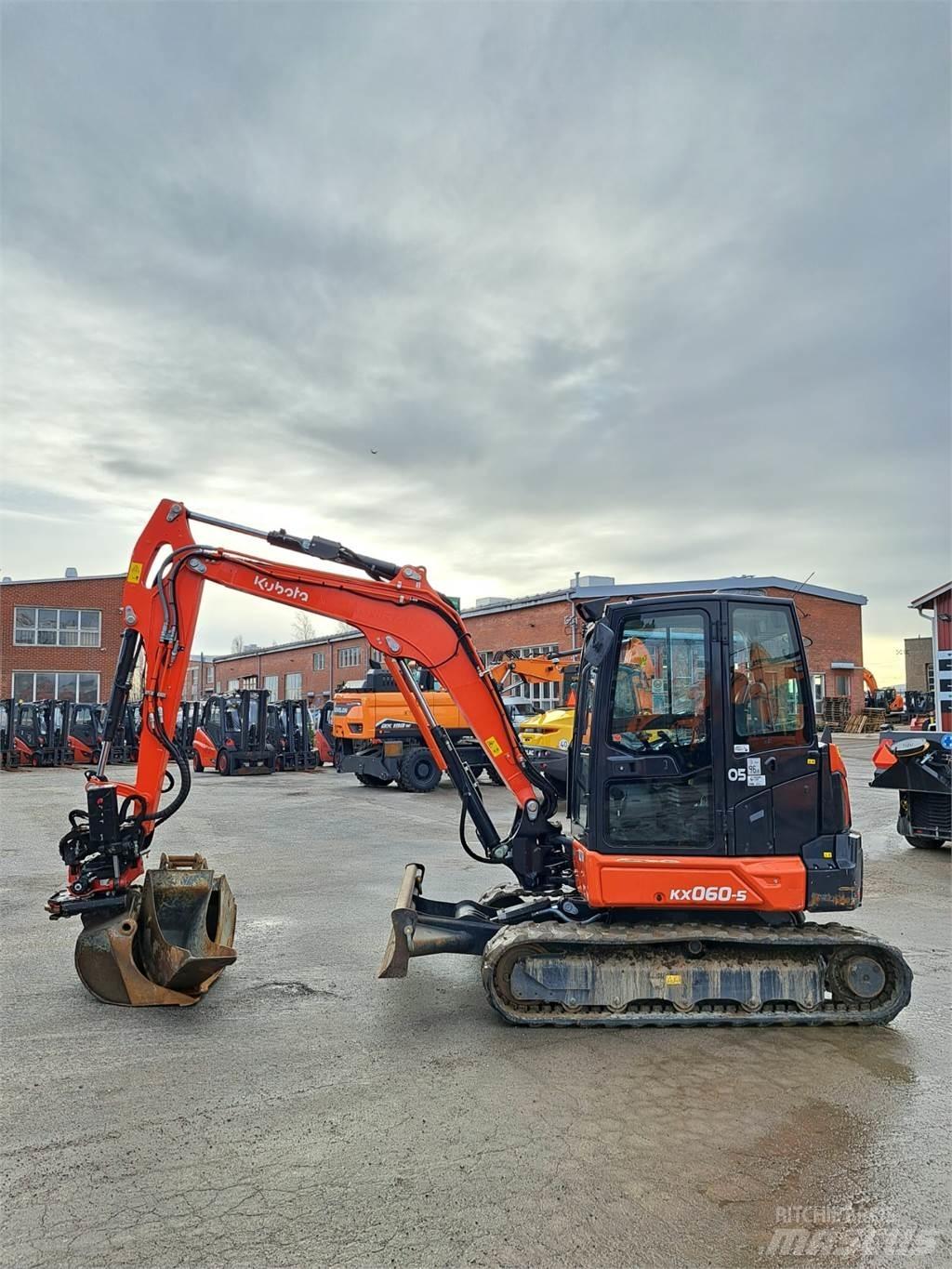 Kubota KX060-5 Мини екскаватори < 7 т