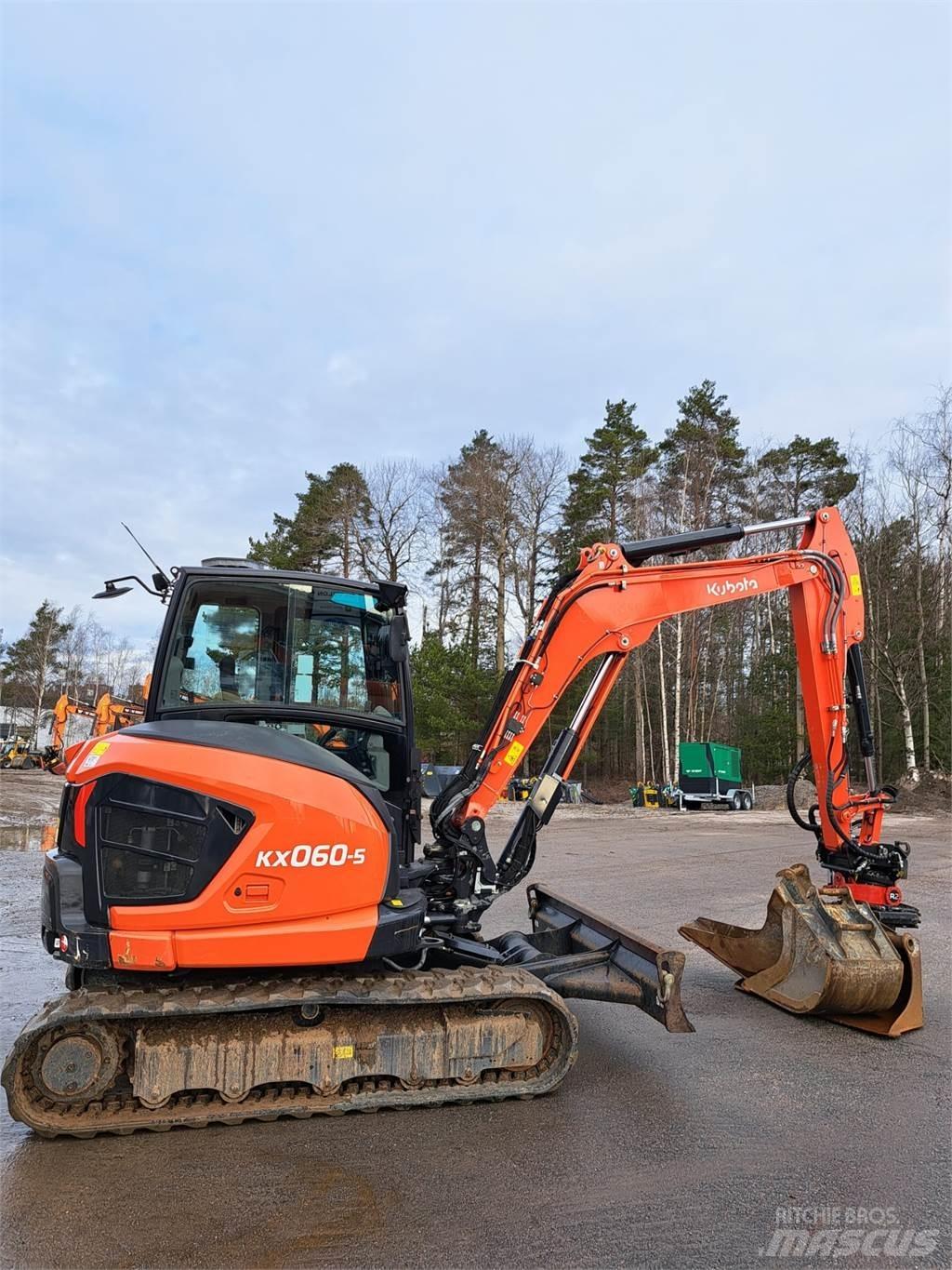 Kubota KX060-5 Мини екскаватори < 7 т