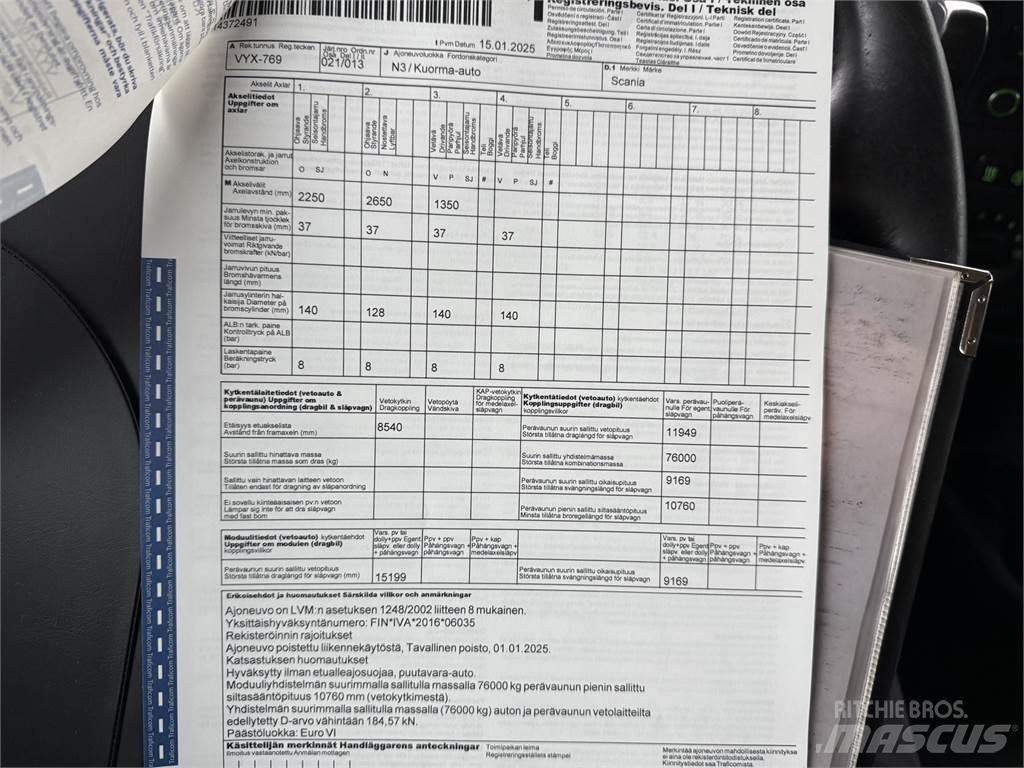 Scania R 730 8X4 За превоз на дървени трупи