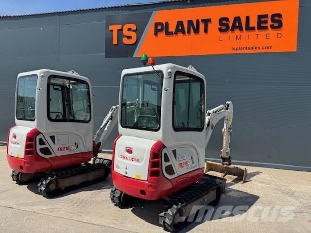 Takeuchi TB 216 Мини екскаватори < 7 т