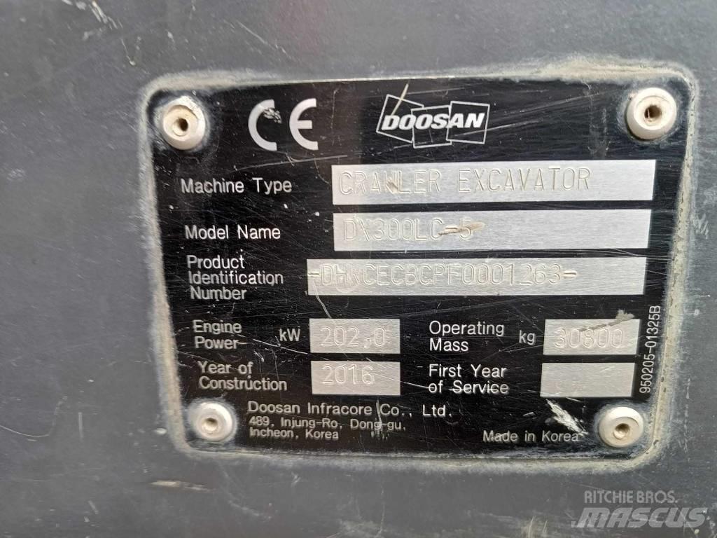 Doosan DX 300 LC-5 Верижен екскаватор