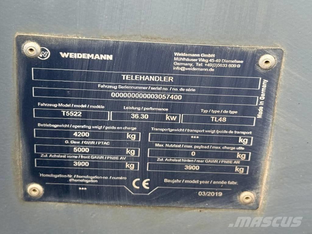 Weidemann T5522 Телескопични товарачи за селското стопанство