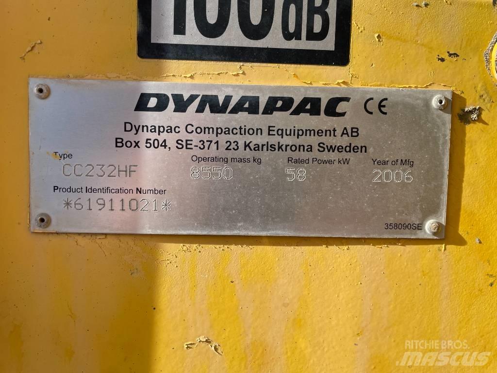 Dynapac CC 232 HF Двойни барабанни ролки
