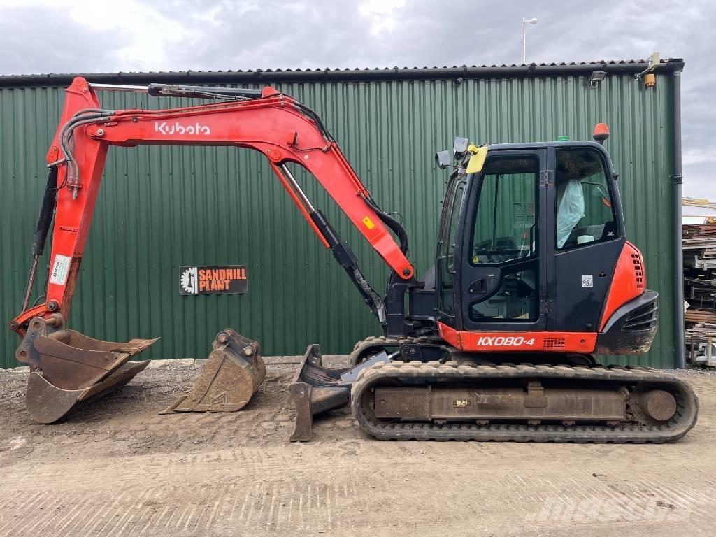 Kubota KX 080-4 Средни екскаватори 7т - 12т