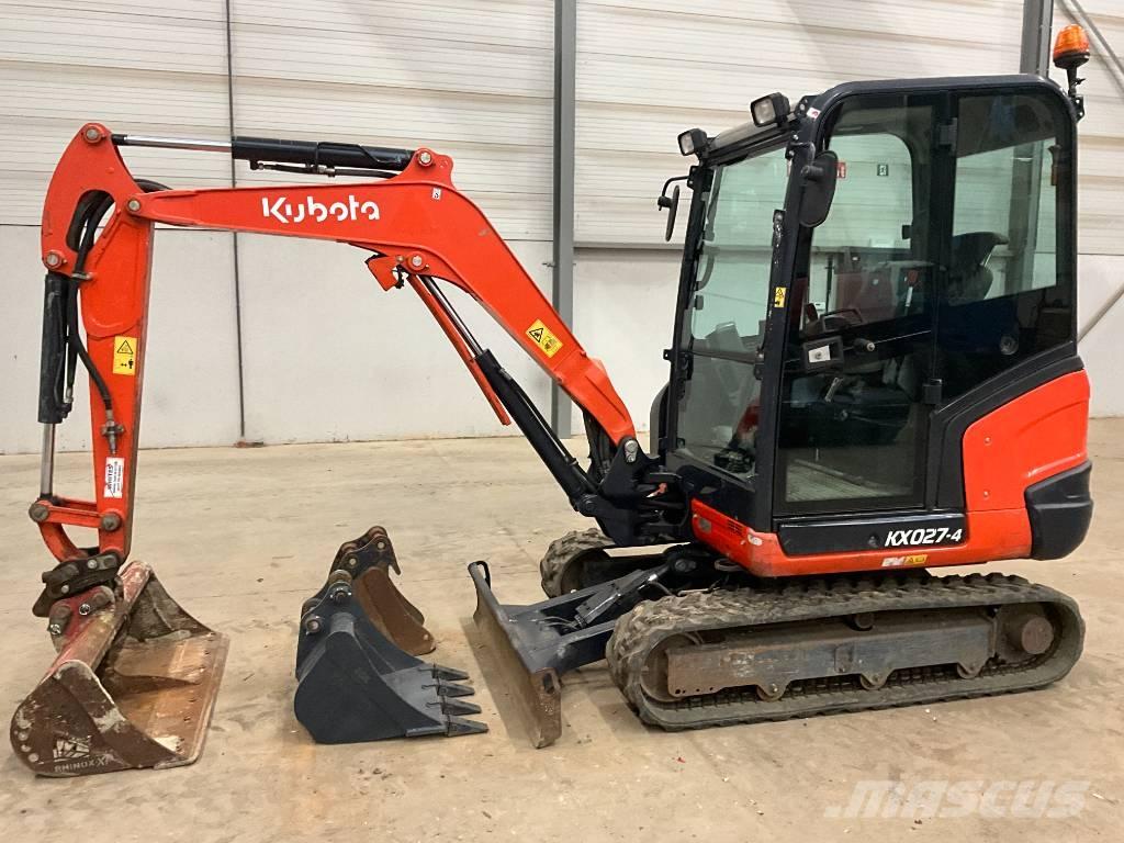 Kubota KX 027-4 Мини екскаватори < 7 т