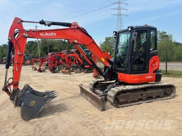 Kubota U 55-4 Мини екскаватори < 7 т