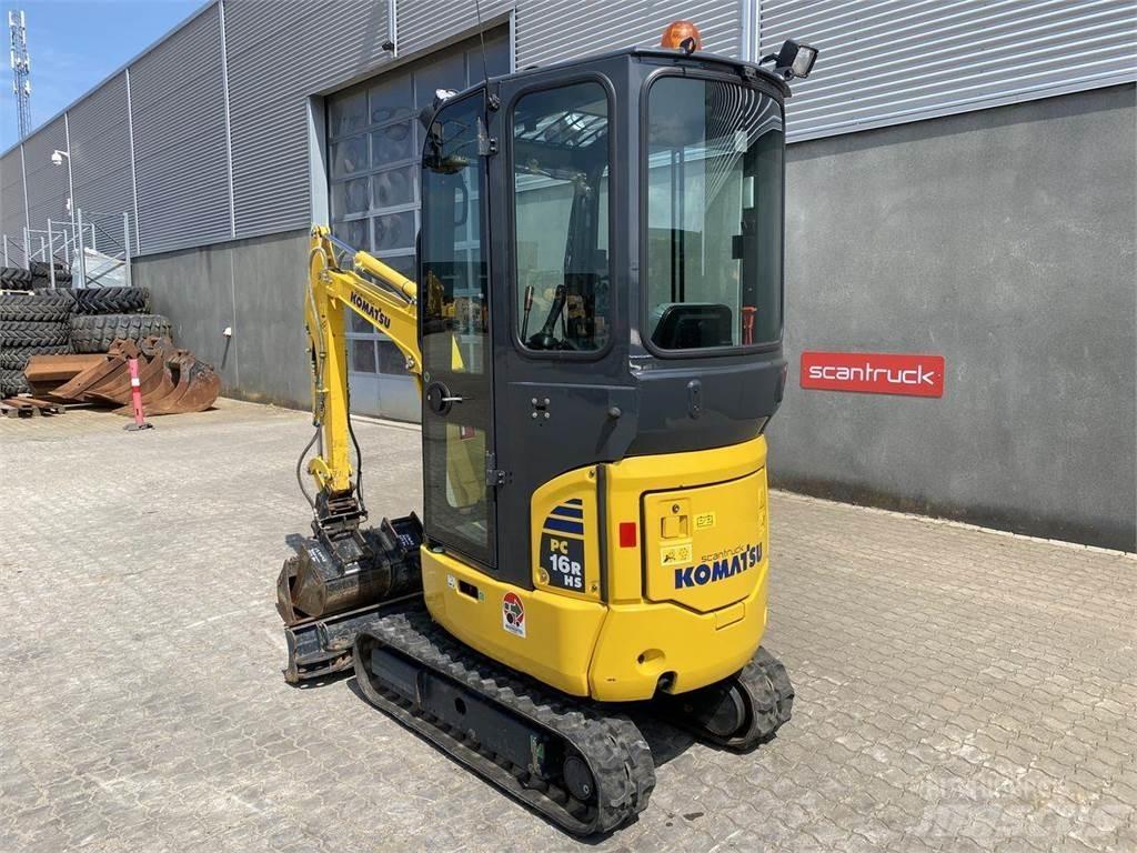 Komatsu PC16R-3 Колесни екскаватори