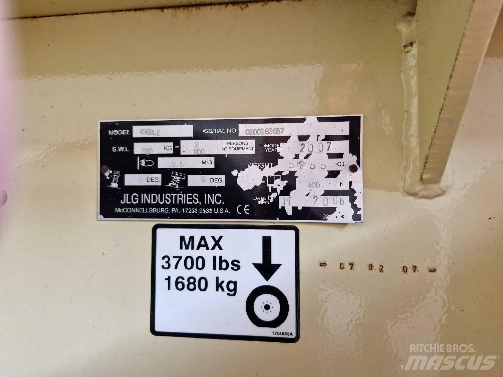 JLG 4069 LE Ножични работни платформи