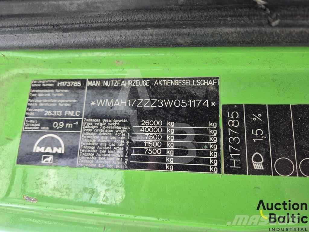 MAN TGA26.310 Камиони за отпадъци