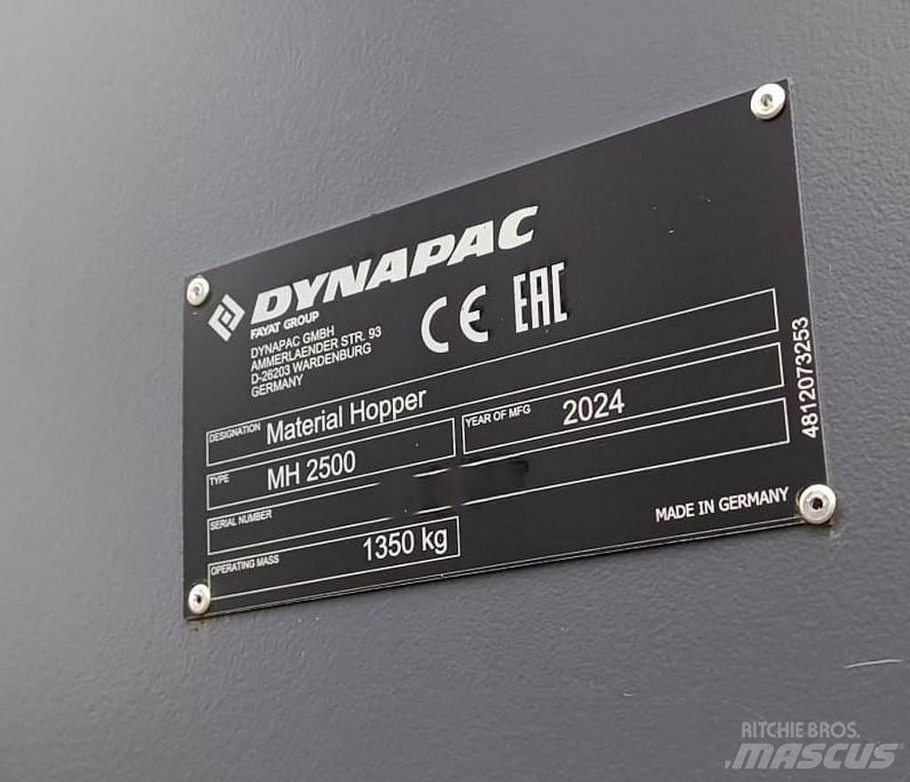 Dynapac MH2500 Хранилки за животни