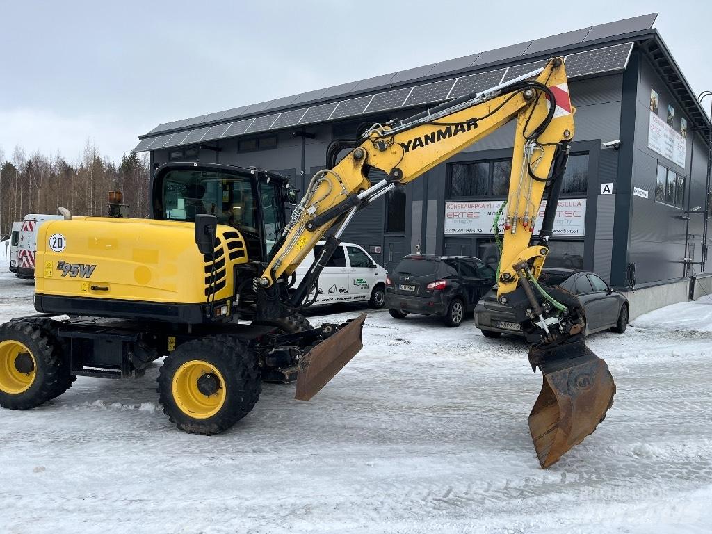 Yanmar B 95 W Колесни екскаватори