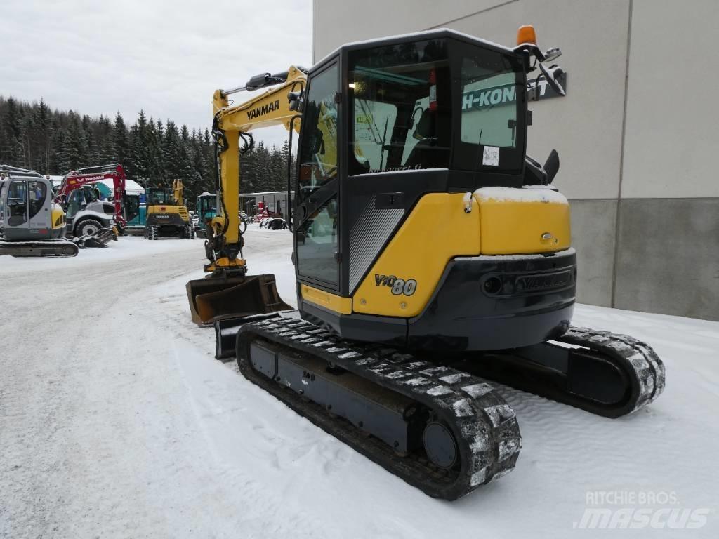 Yanmar Vio 80-1A Средни екскаватори 7т - 12т