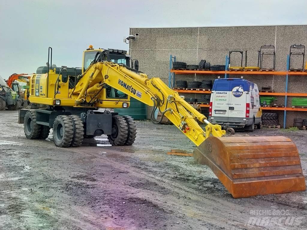 Komatsu PW148-8 Колесни екскаватори