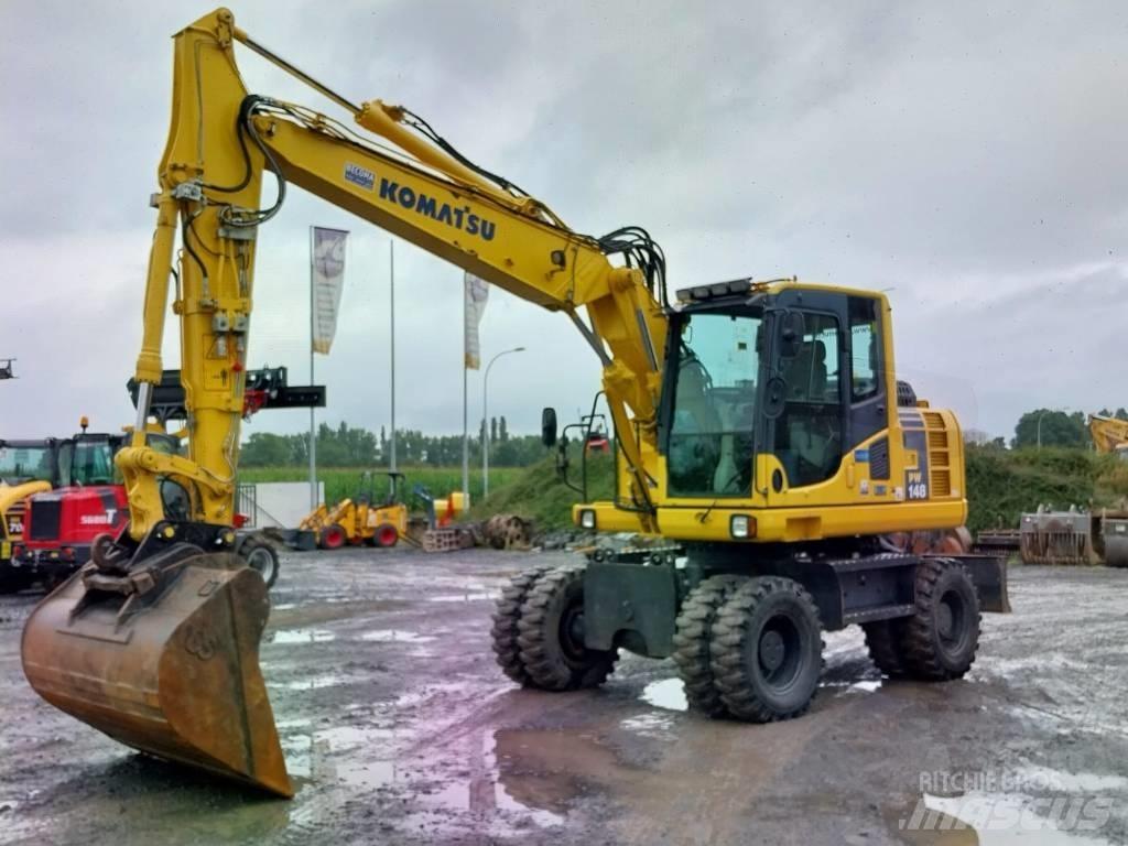 Komatsu PW148-8 Колесни екскаватори