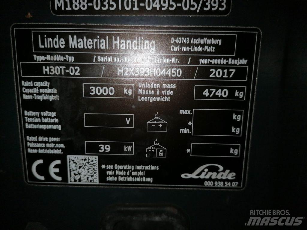 Linde H30T-02 Камиони с АГУ