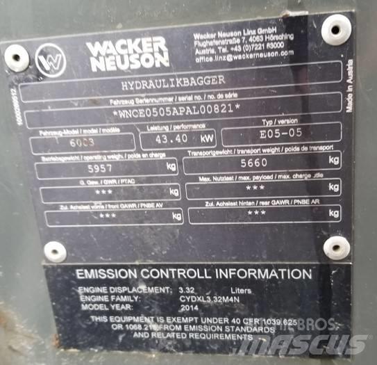 Wacker Neuson 6003 Верижен екскаватор