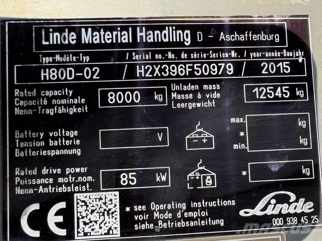 Linde H 80 D Дизелови камиони