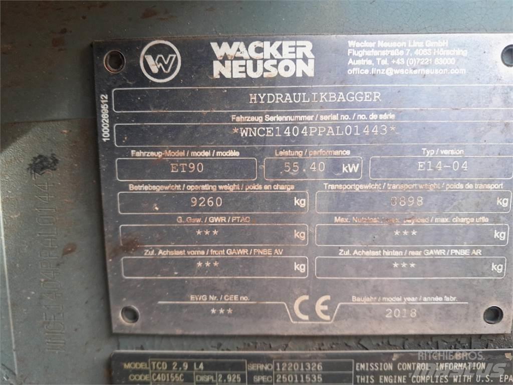 Wacker Neuson ET90 Мини екскаватори < 7 т
