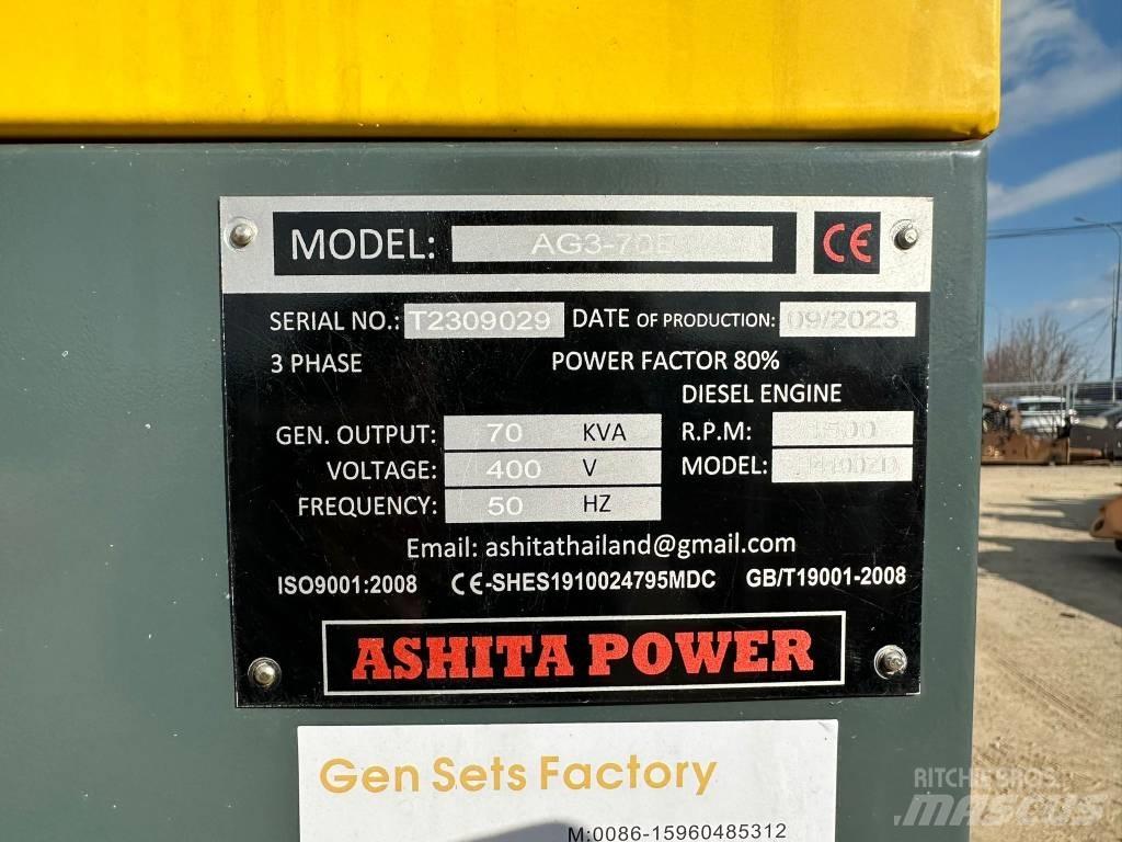 Ashita AG3-70E Дизелови генератори
