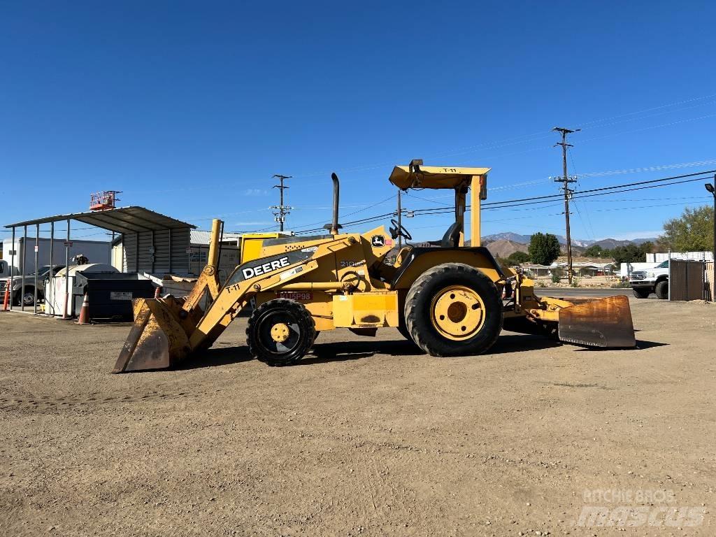 John Deere 210LE Челни товарачи и багери