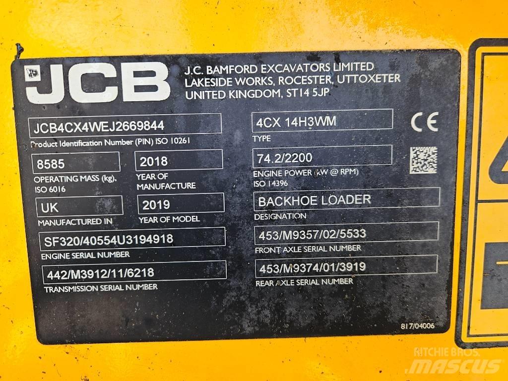 JCB 4 CX Eco Товарач със заден ексватор