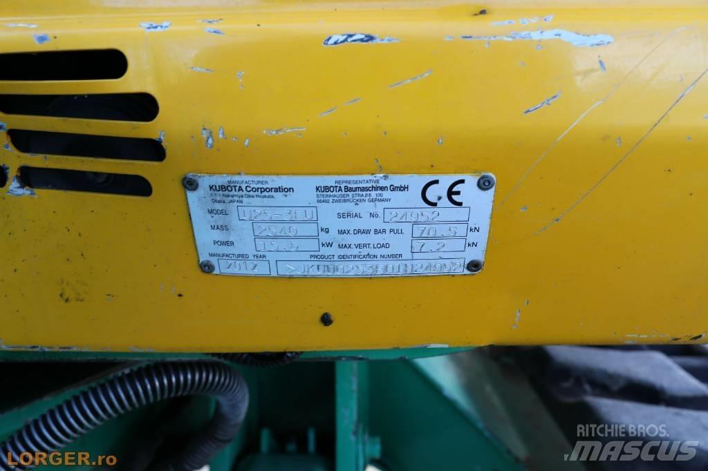 Kubota U25 - 3EU Мини екскаватори < 7 т