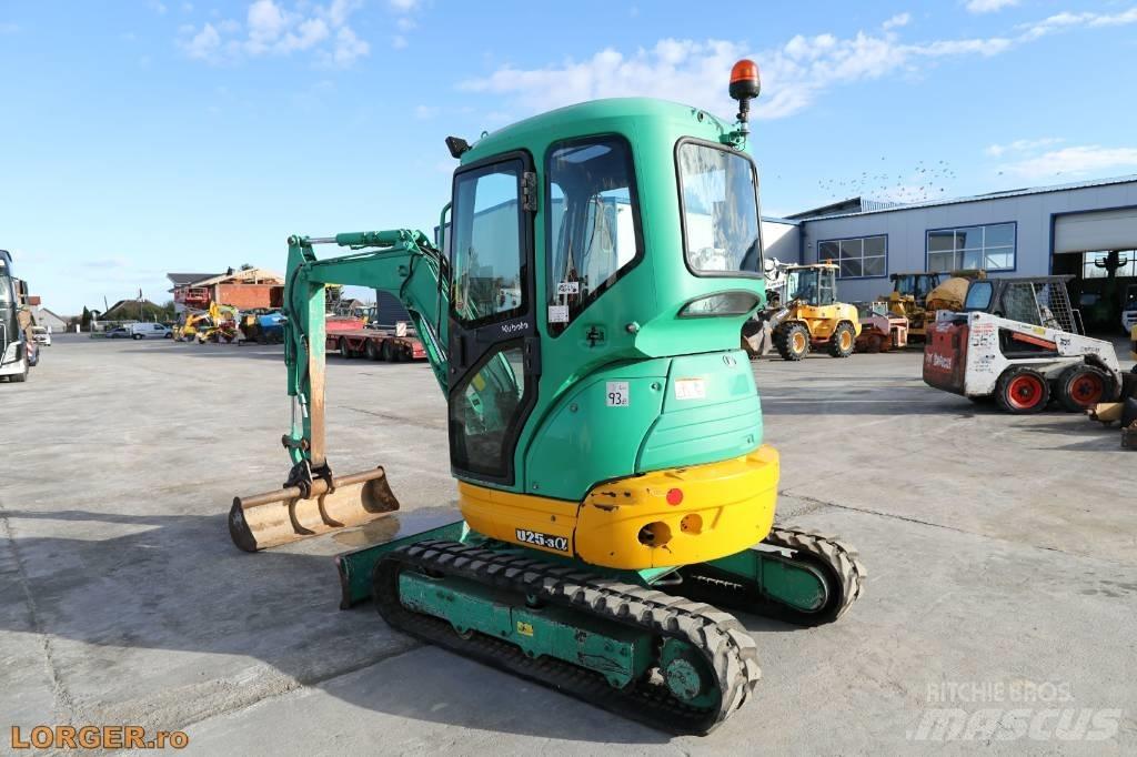 Kubota U25 - 3EU Мини екскаватори < 7 т