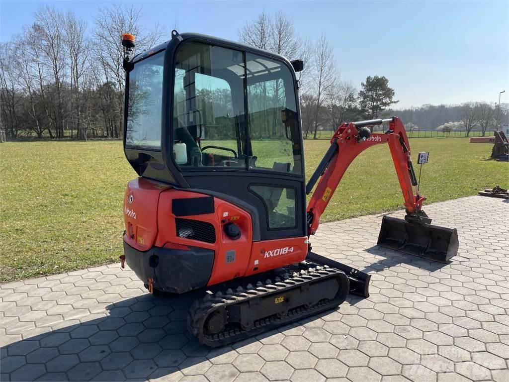 Kubota KX18-4 Мини екскаватори < 7 т