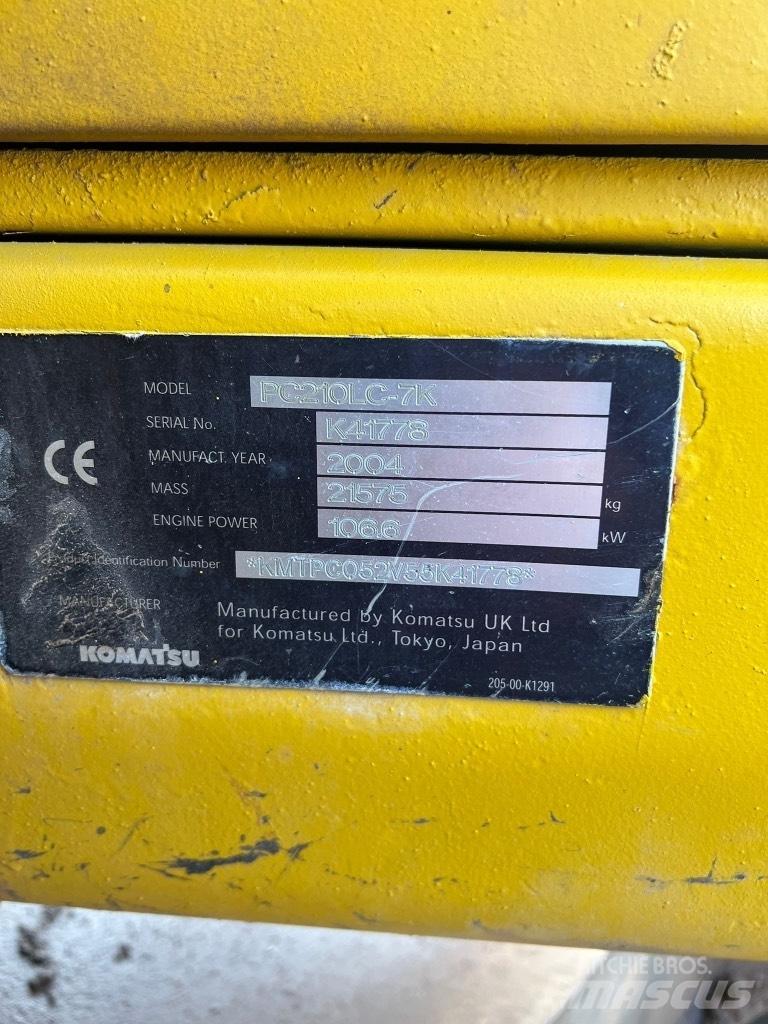 Komatsu PC 210 LC-7K Верижен екскаватор