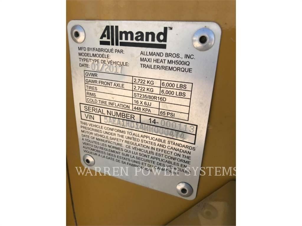 Allmand MH500 Оборудване за отопление и размразяване