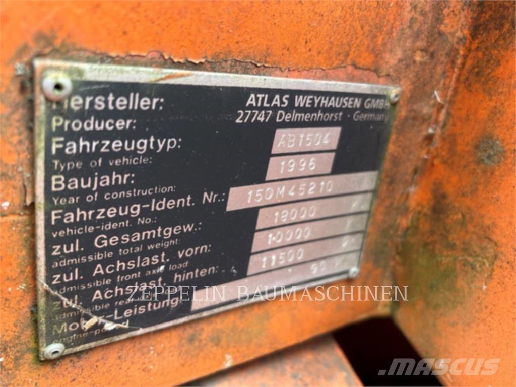 Atlas 1504 Колесни екскаватори