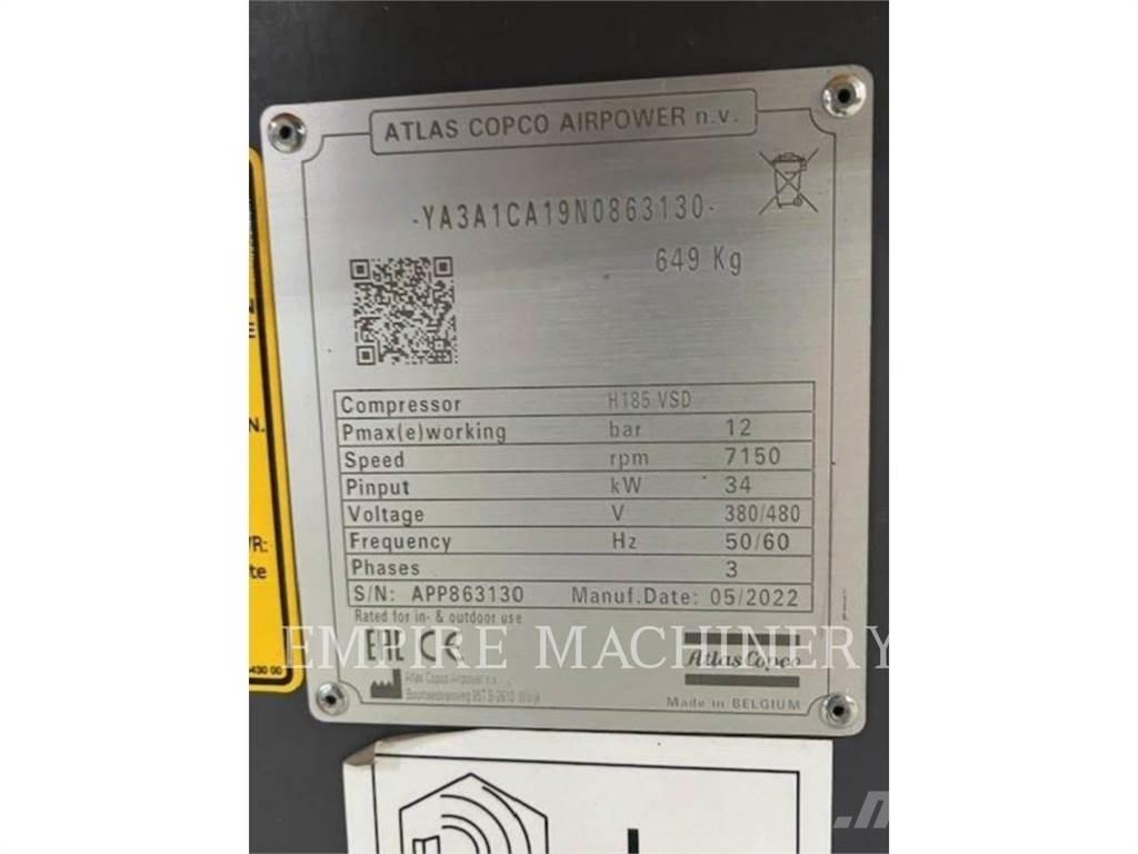 Atlas Copco H185 Компресори