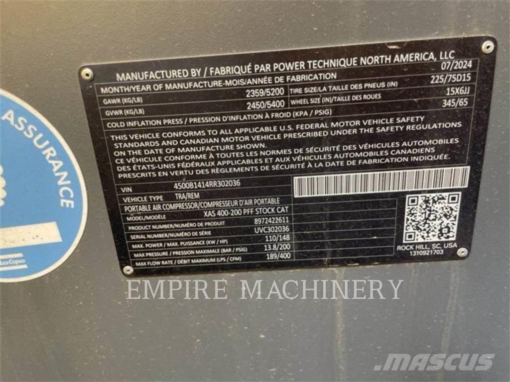 Atlas Copco XAS400CD Компресори