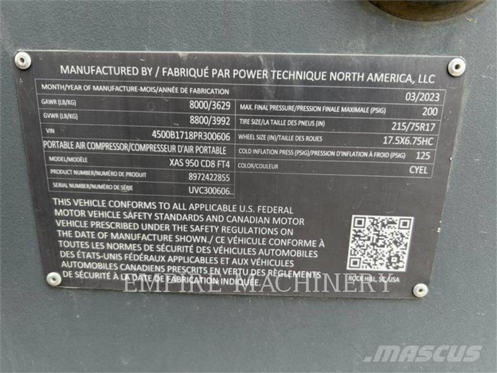 Atlas Copco XAS950CD Компресори