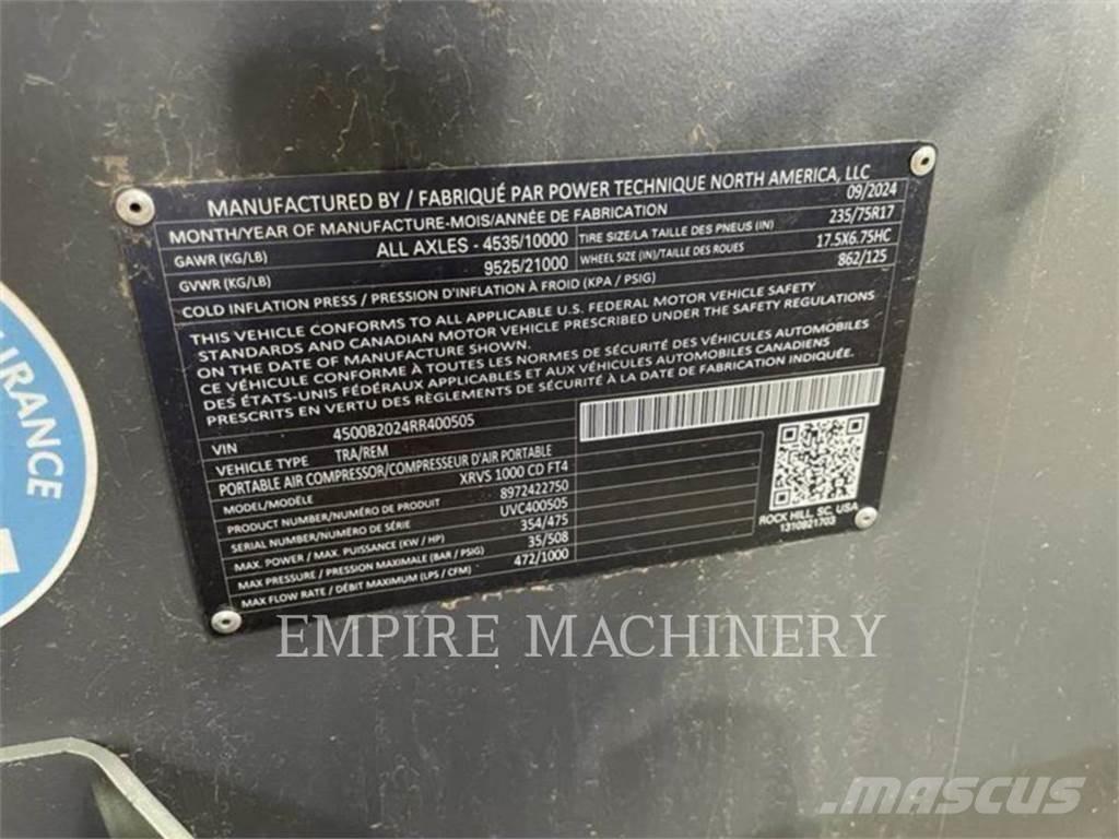 Atlas Copco XRVS1000CD Компресори