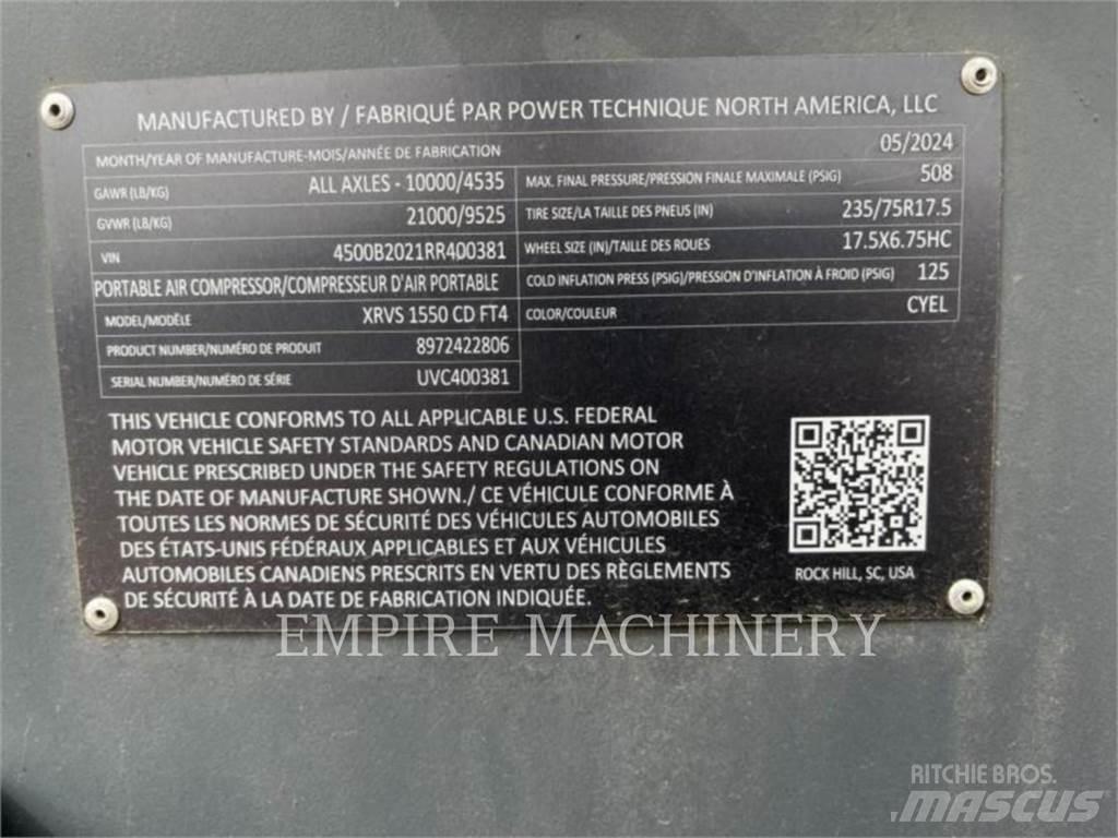 Atlas Copco XRVS1550CD Компресори