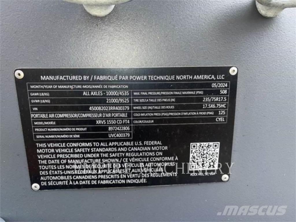 Atlas Copco XRVS1550CD Компресори