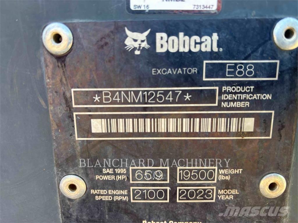 Bobcat E88 Верижен екскаватор