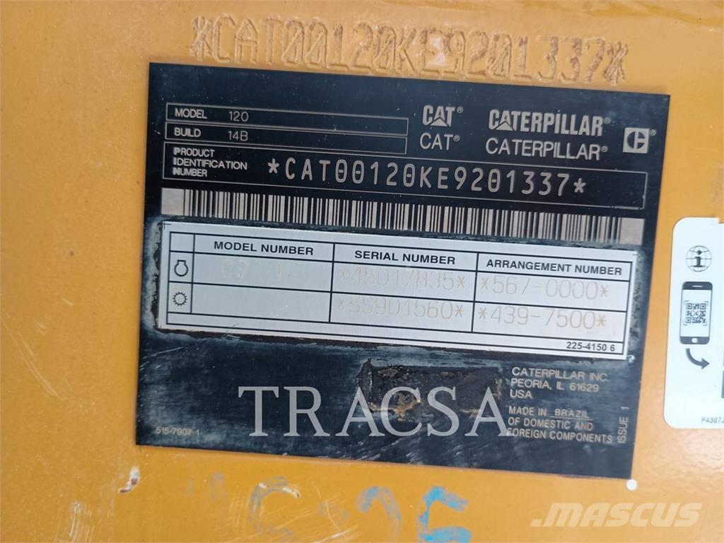 CAT 120 Грейдери