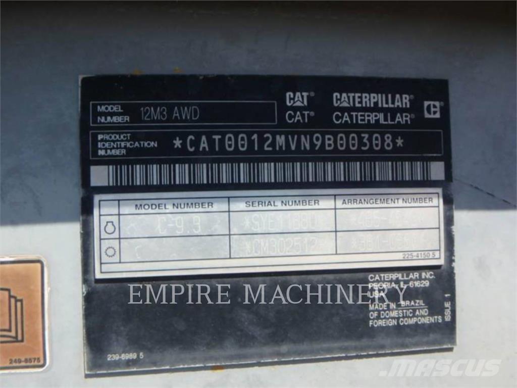 CAT 12M3 AWD Грейдери