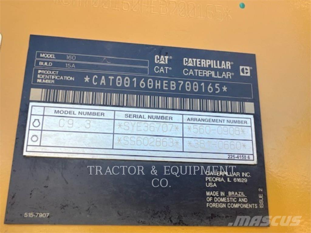 CAT 160-15AWD Грейдери