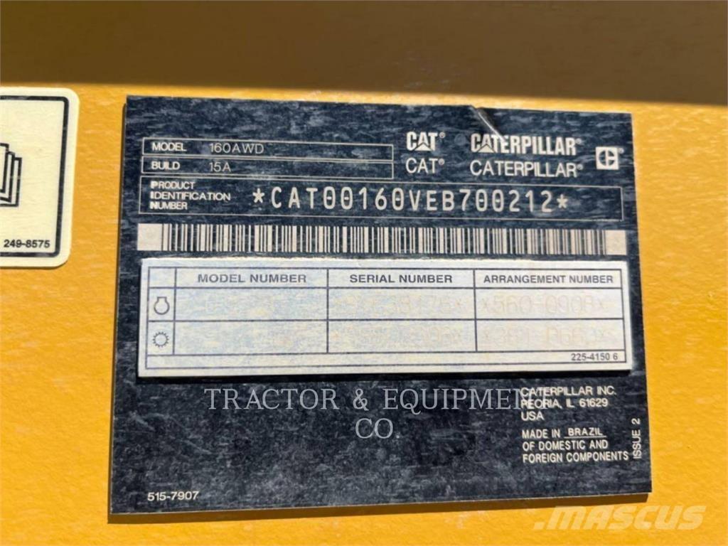 CAT 160 AWD Грейдери