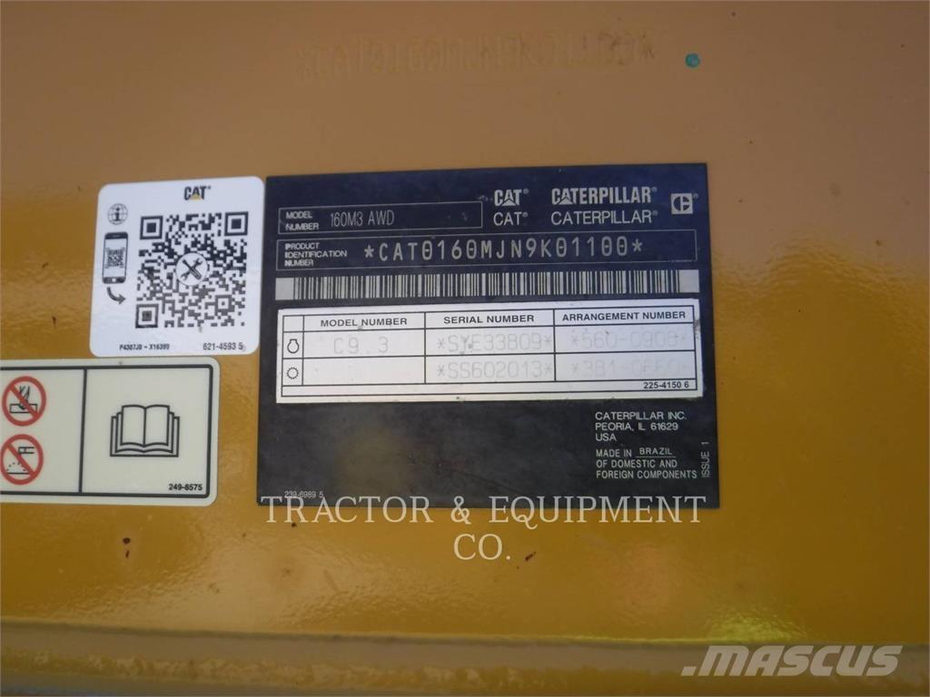 CAT 160M3 AWD Грейдери