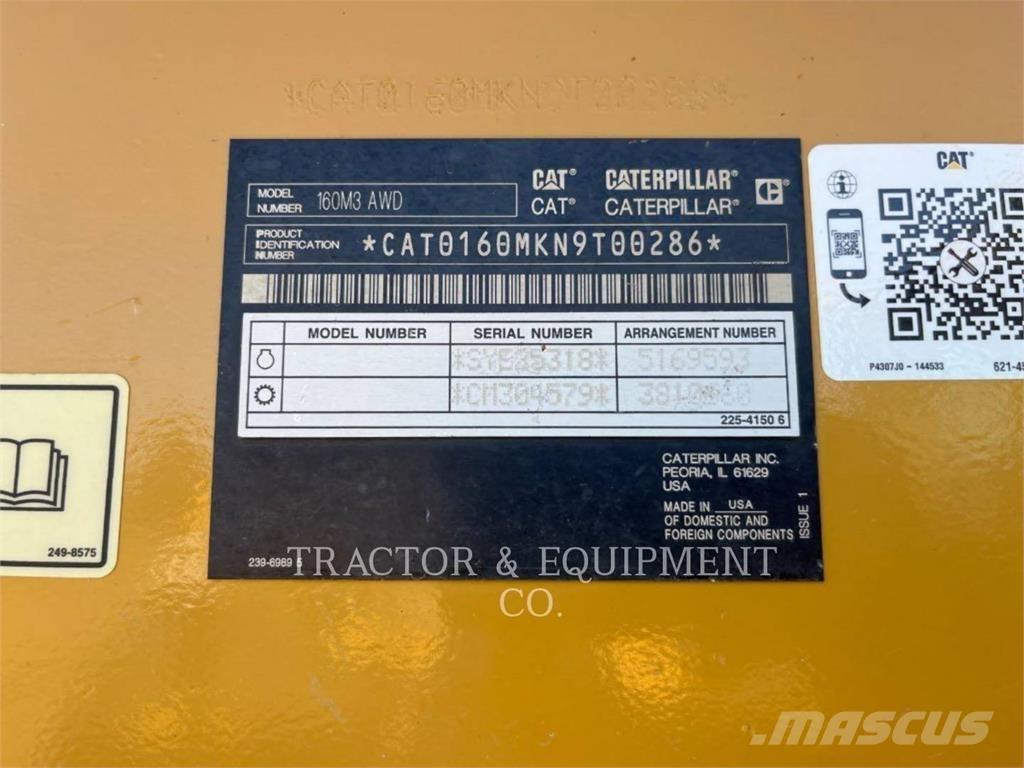 CAT 160M3 AWD Грейдери