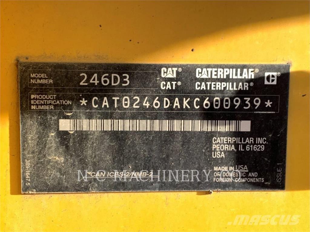 CAT 246D3 H3CB Мини товарачи

