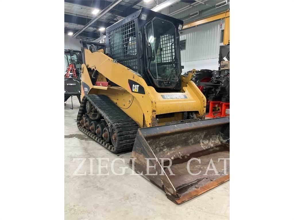 CAT 257B2 Верижен товарач
