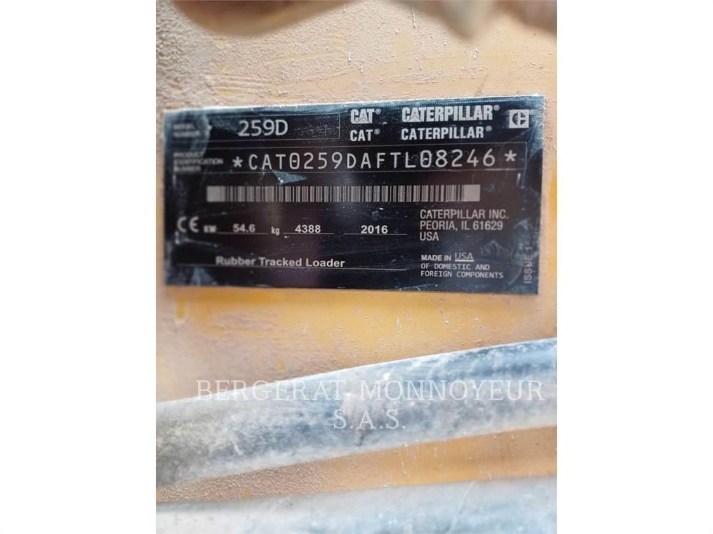 CAT 259D Верижен товарач